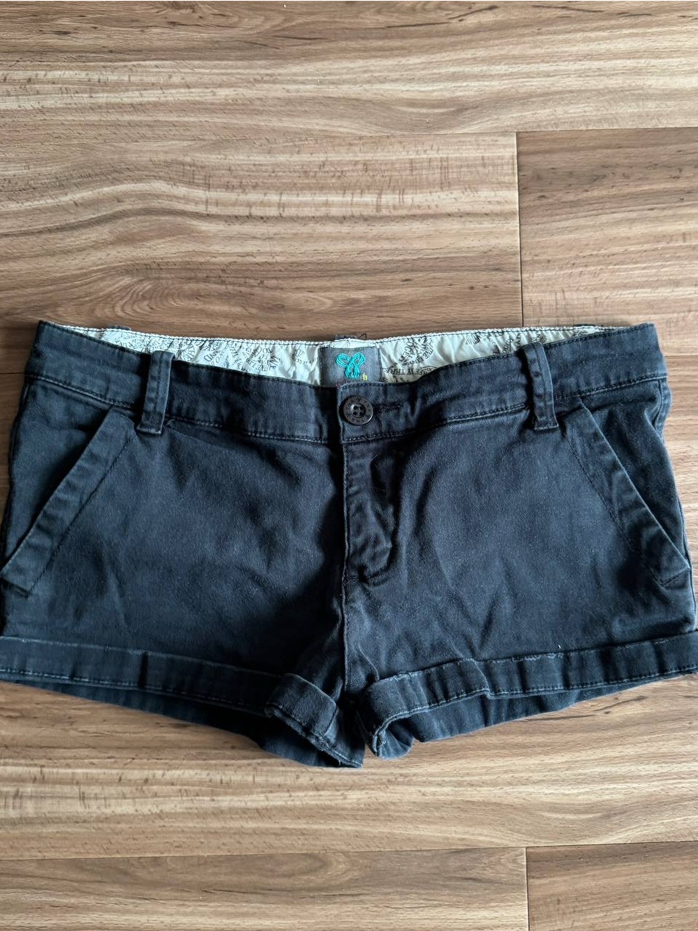 TNA Black Low Rise Shorts